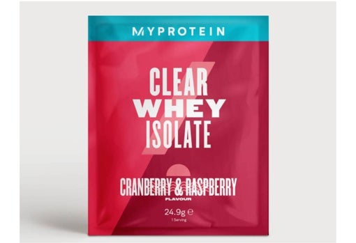 La Clear Whey Isolate permite disfrutar de las proteínas con una textura más refrescante y parecida a la del zumo. / Myprotein