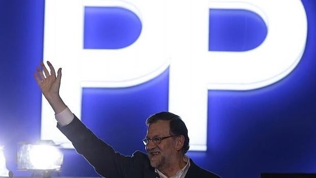 Mariano Rajoy, en Génova