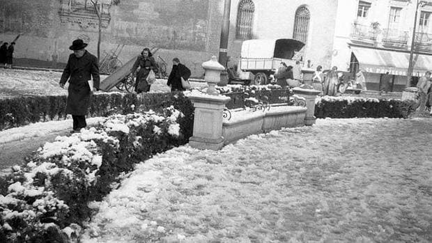 La Encarnación amaneció nevada el 2 de febrero de 1954
