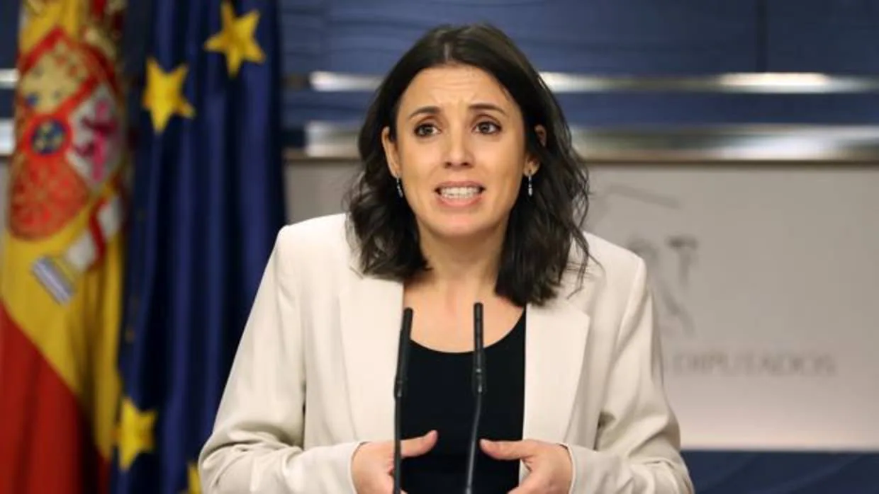 La portavoz parlamentaria de Podemos, Irene Montero
