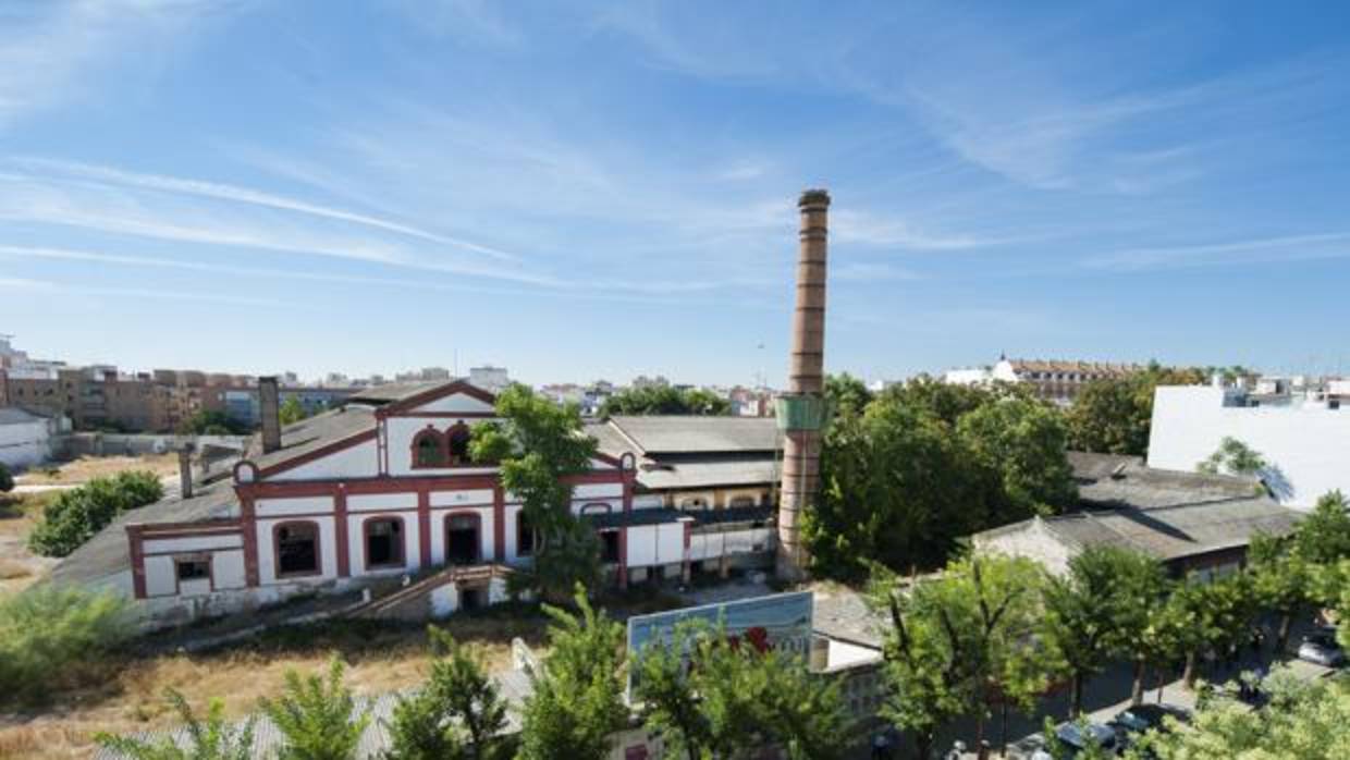 Antigua fabrica de vidrio La Trinidad, hoy abandonada