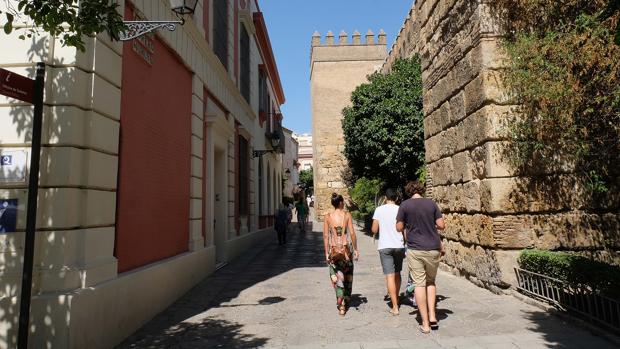 La calle Joaquín Romero Murube, objeto de la polémica