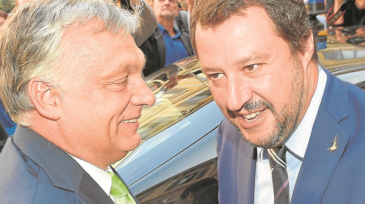 Salvini y Orban