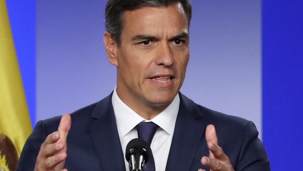 En la imagen, el presidente del Gobierno, Pedro Sánchez