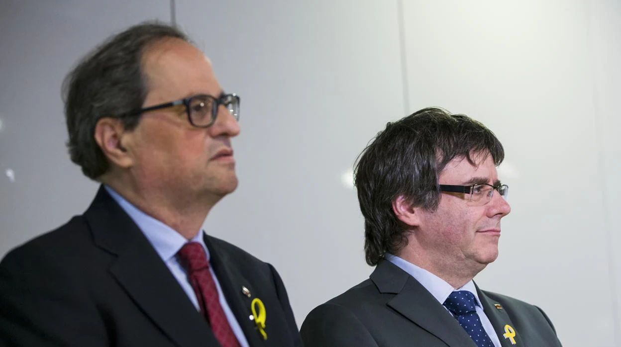 Qim Torra y Carles Puigdemont
