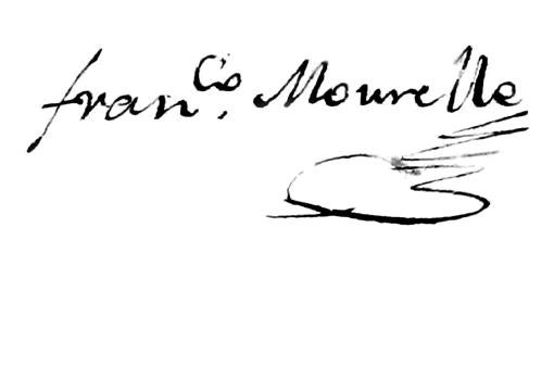 Firma de F. Antonio Mourelle.
