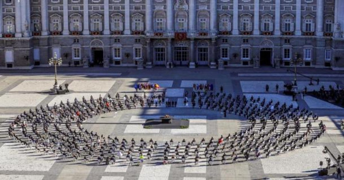 Homenaje del Estado a las víctimas del coronavirus.