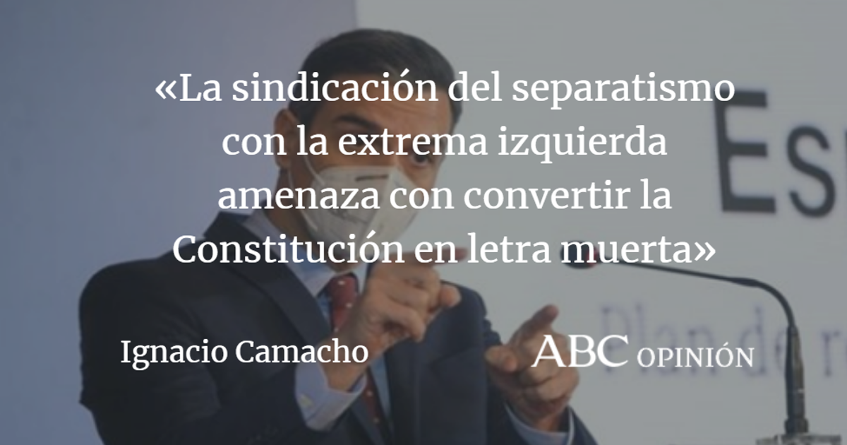 Ignacio Camacho: Sánchez y allegados