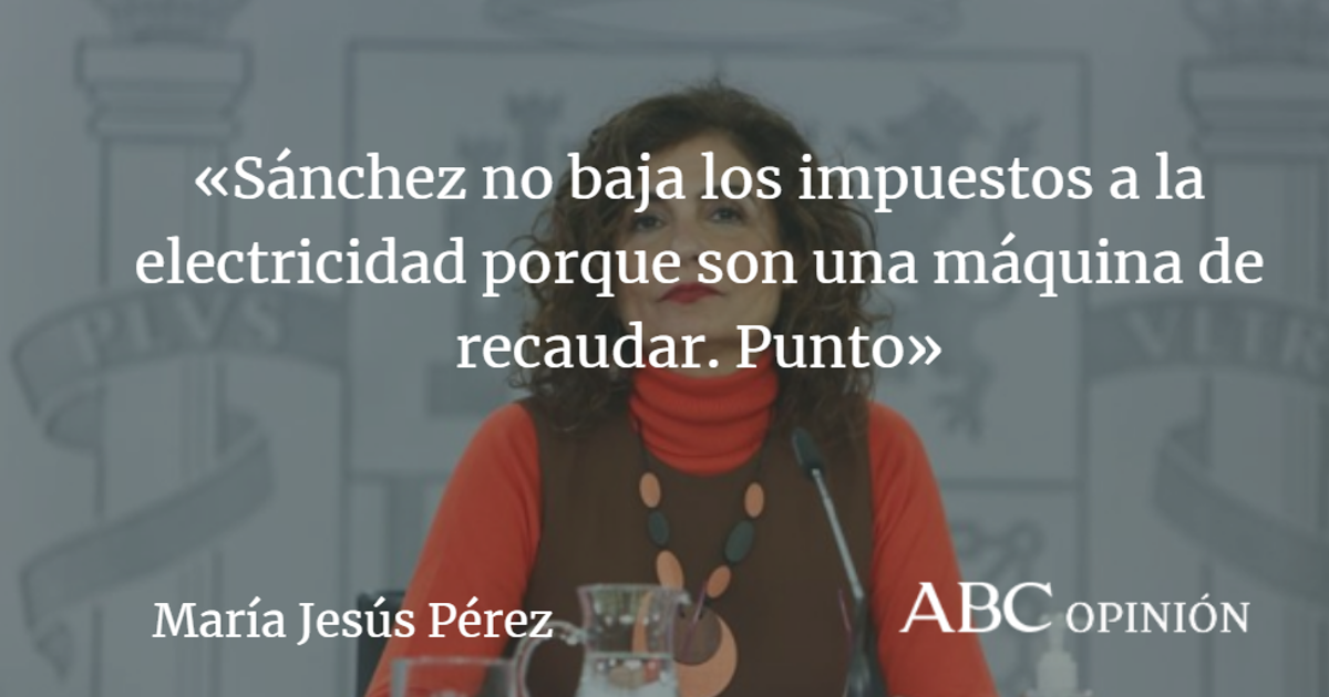 María Jesús Pérez: Demagogia barata con la luz