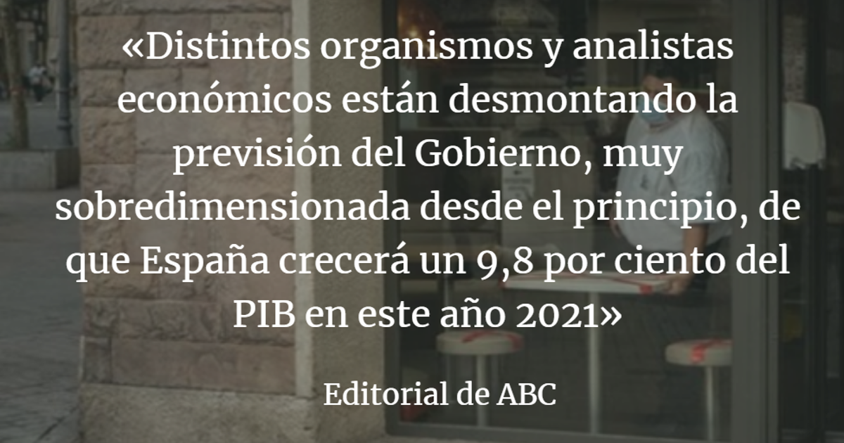 La economía se estanca y no crecerá lo que dice Sánchez