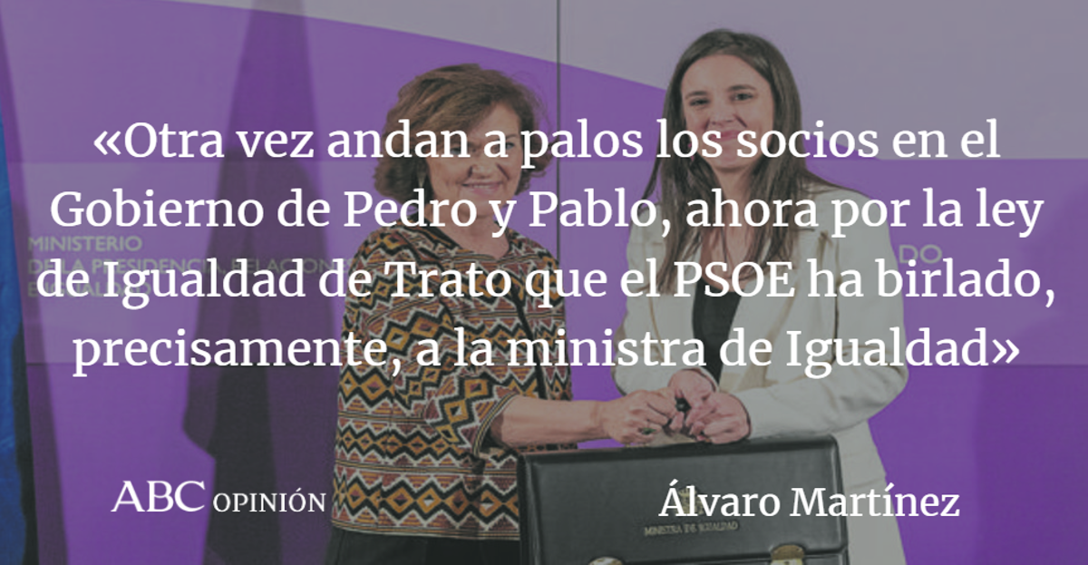 Álvaro Martínez: «Irene, bonita, en el feminismo mando yo que me lo he currado»