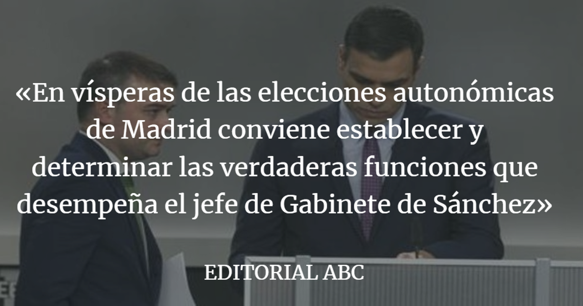 Editorial ABC: Servicio público o interés partidista