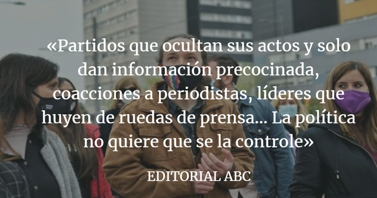 Editorial ABC: Quieren anular el periodismo