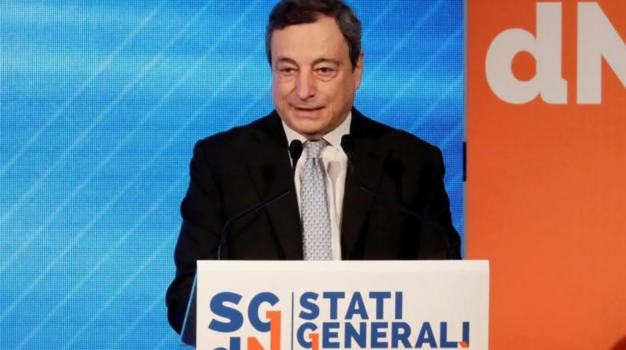 El presidente de Italia, Mario Draghi