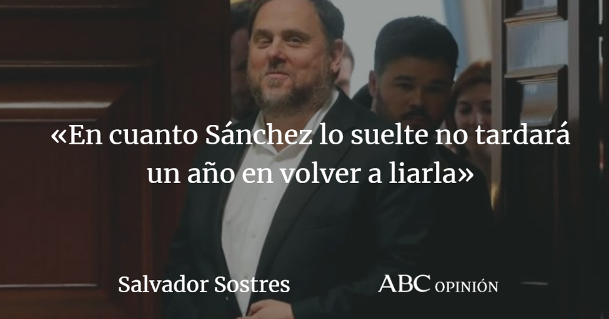 Luis Ventoso: Fíate de Junqueras