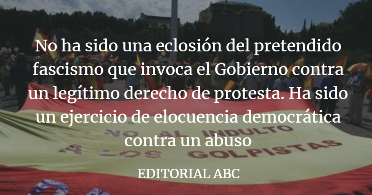 Editorial ABC: Colón, una causa justa