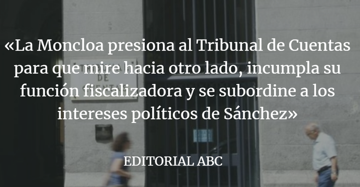 Editorial ABC: Y ahora, el Tribunal de Cuentas