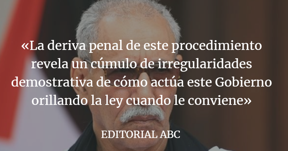 Editorial ABC: Laya y la arbitrariedad para proteger a Gali en España