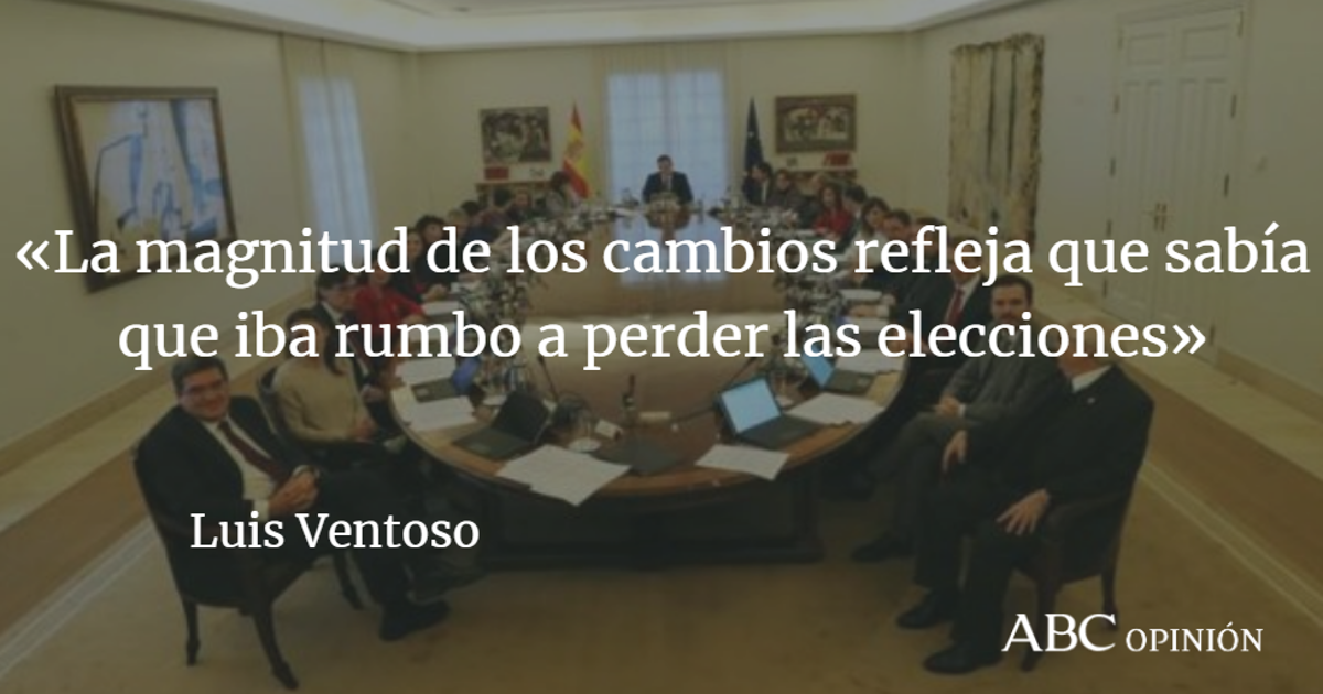 Luis Ventoso: Cirugía de un Sánchez de capa caída