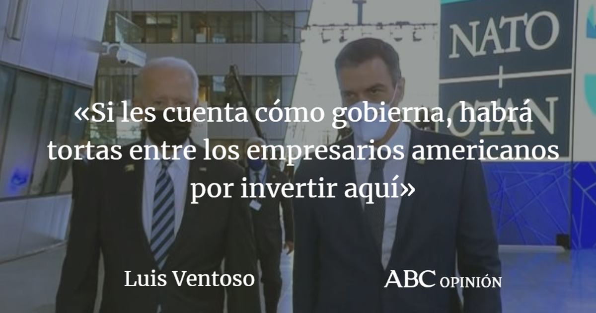 Luis Ventoso: Sánchez seduce al capital de EE.UU.