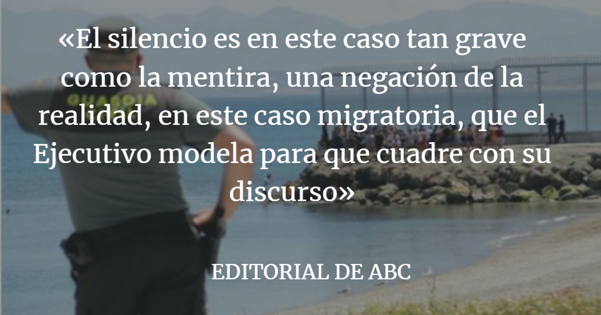 Editorial ABC: Tres meses de silencio sobre la crisis de Ceuta