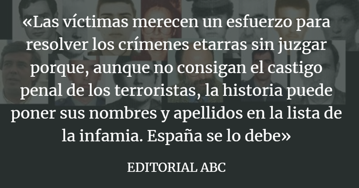 Editorial ABC: Los 377 que faltan