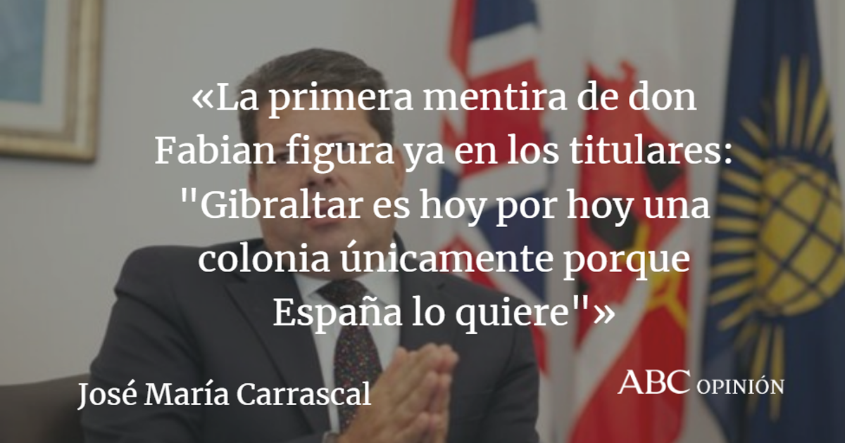 José María Carrascal: Gibraltar: colonia y base militar