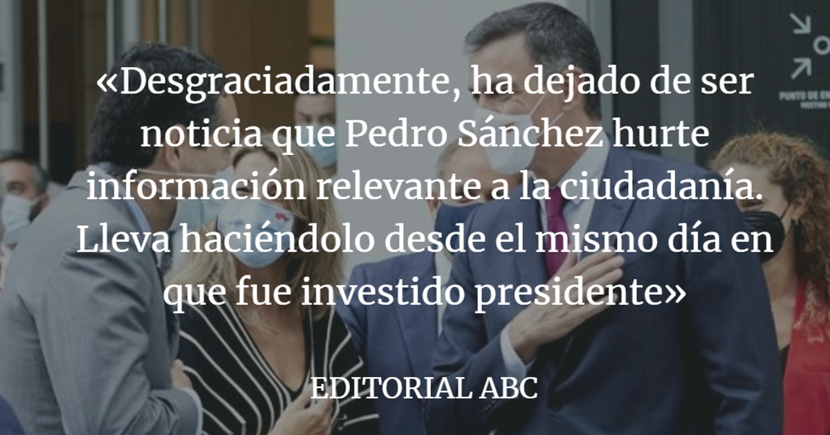 Editorial ABC: Más opacidad para encubrir abusos del estado de alarma