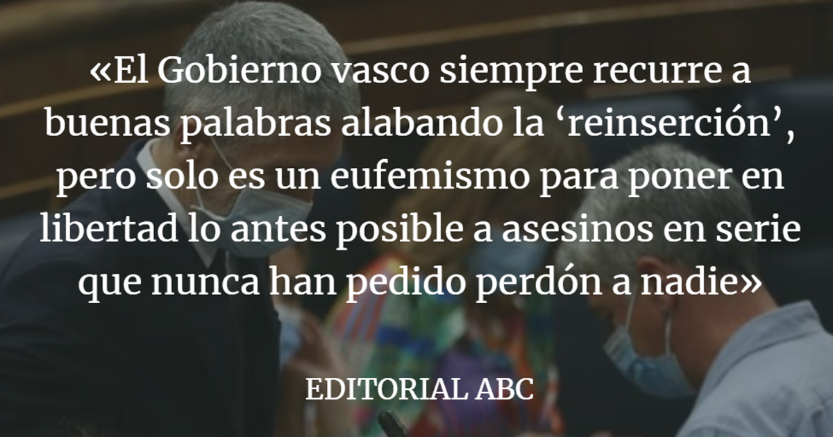 Editorial ABC: Interior culmina su proceso para privilegiar a etarras