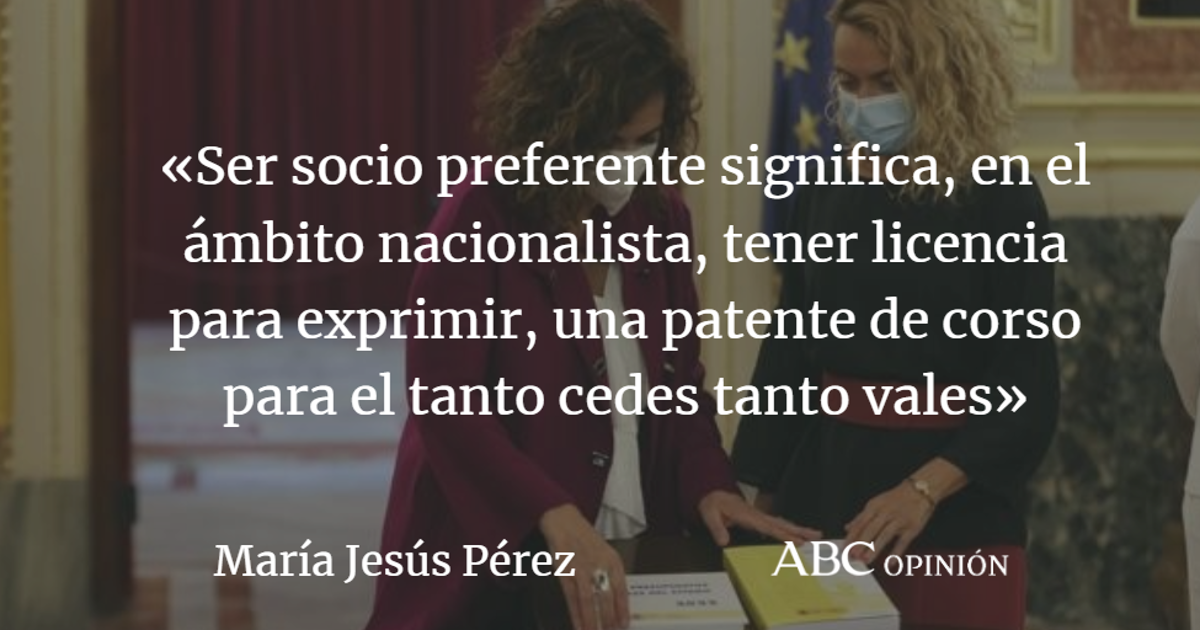 María Jesús Pérez: Presupuestos Generales del... PNV y ERC, si acaso
