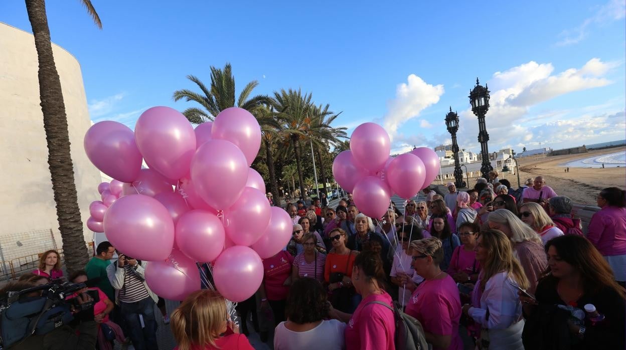 Imagen de archivo de una marcha rosa.