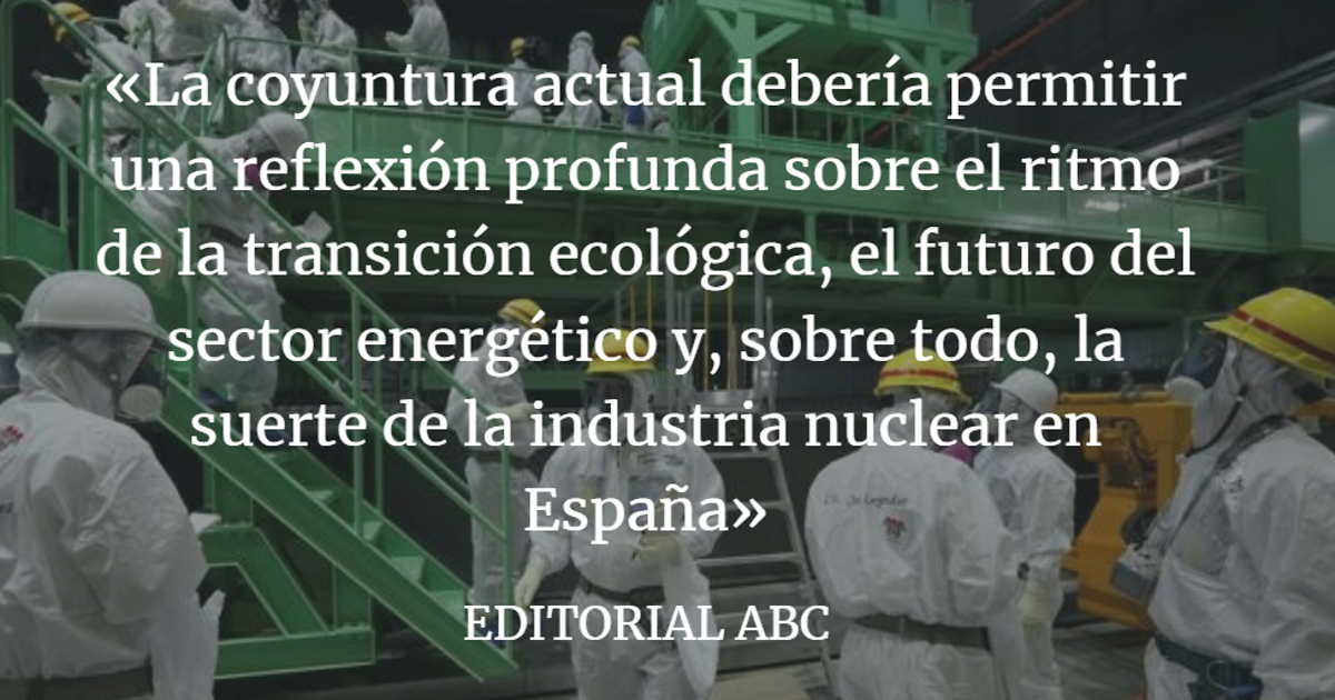 Editorial ABC: Errores en una isla energética