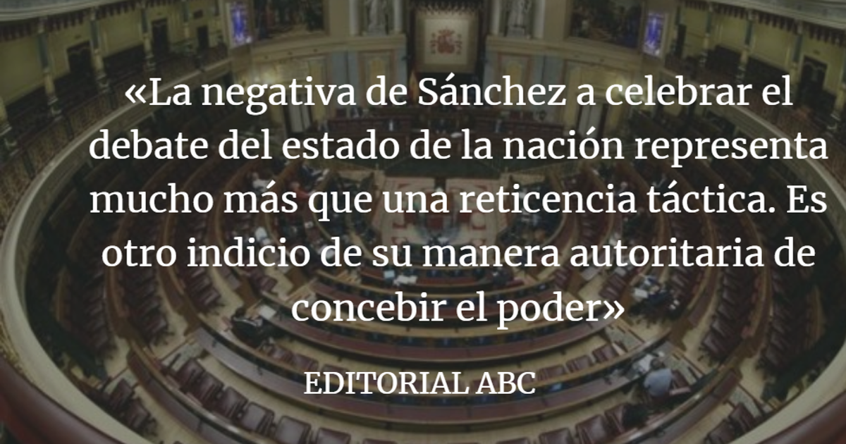 Editorial ABC: Mil formas de no dar la cara