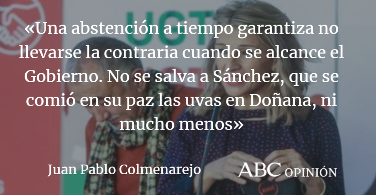 Juan Pablo Colmenarejo: Una abstención a tiempo