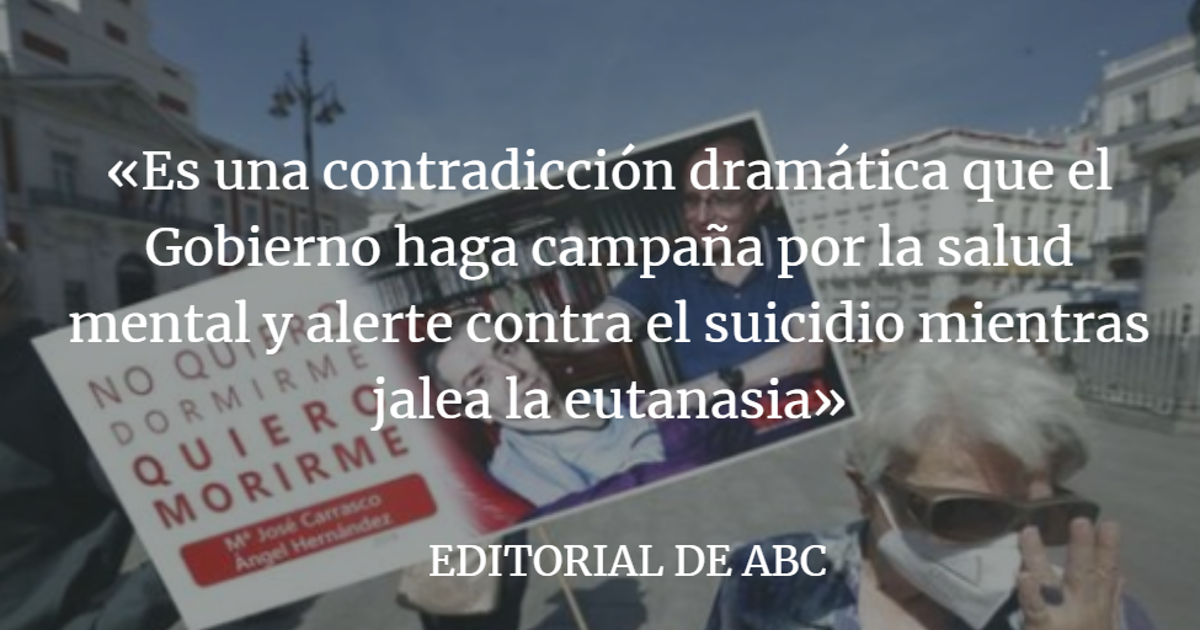 Editorial ABC: Opacidad sobre la eutanasia