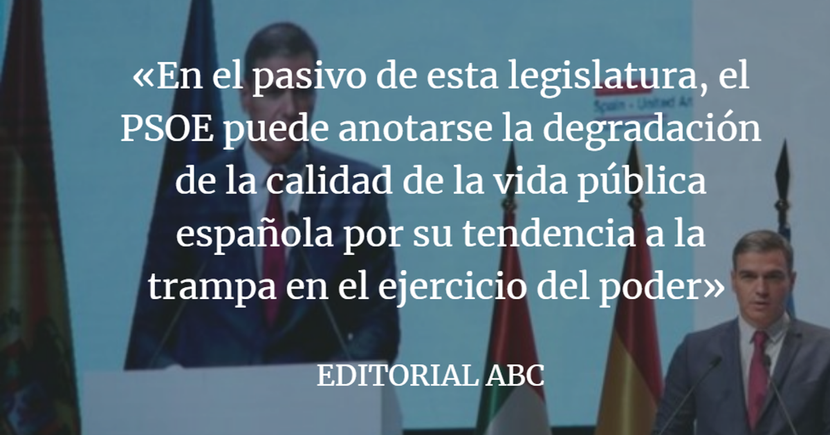 Editorial ABC: El arte de mentir