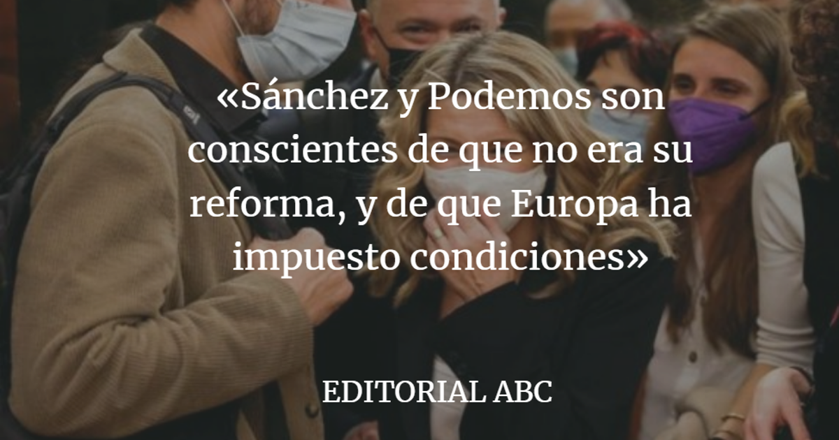 Editorial ABC: La votación compromete la legislatura y a Díaz