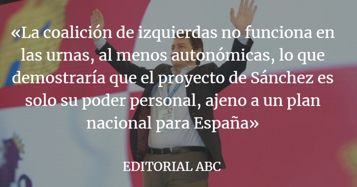 Editorial ABC: Jugadas en el tablero del 13-F