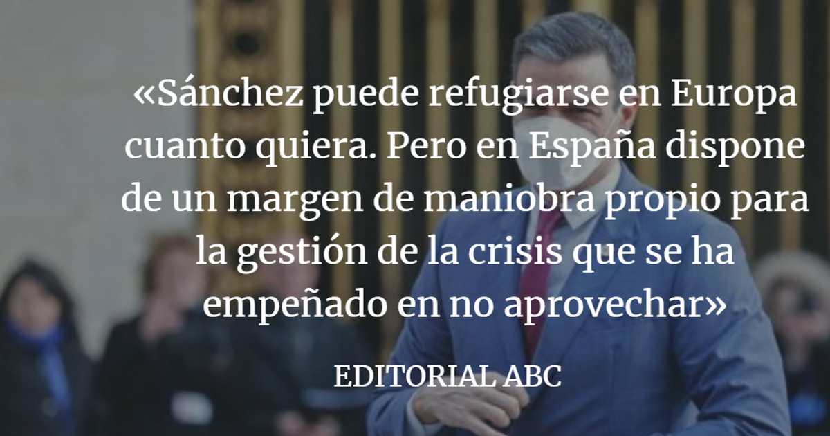 Editorial ABC: El bolsillo no engaña