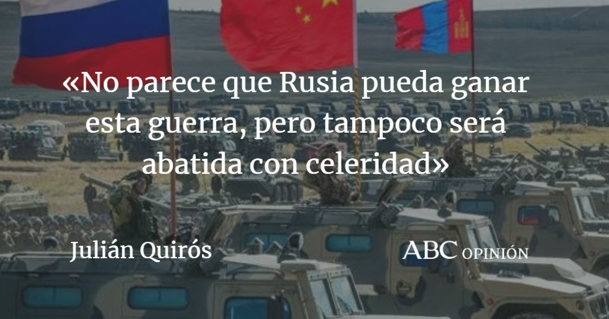 Julián Quirós: Detrás de Rusia, China