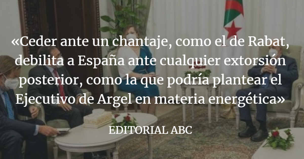 Editorial ABC: Argelia se crece ante la debilidad de Sánchez