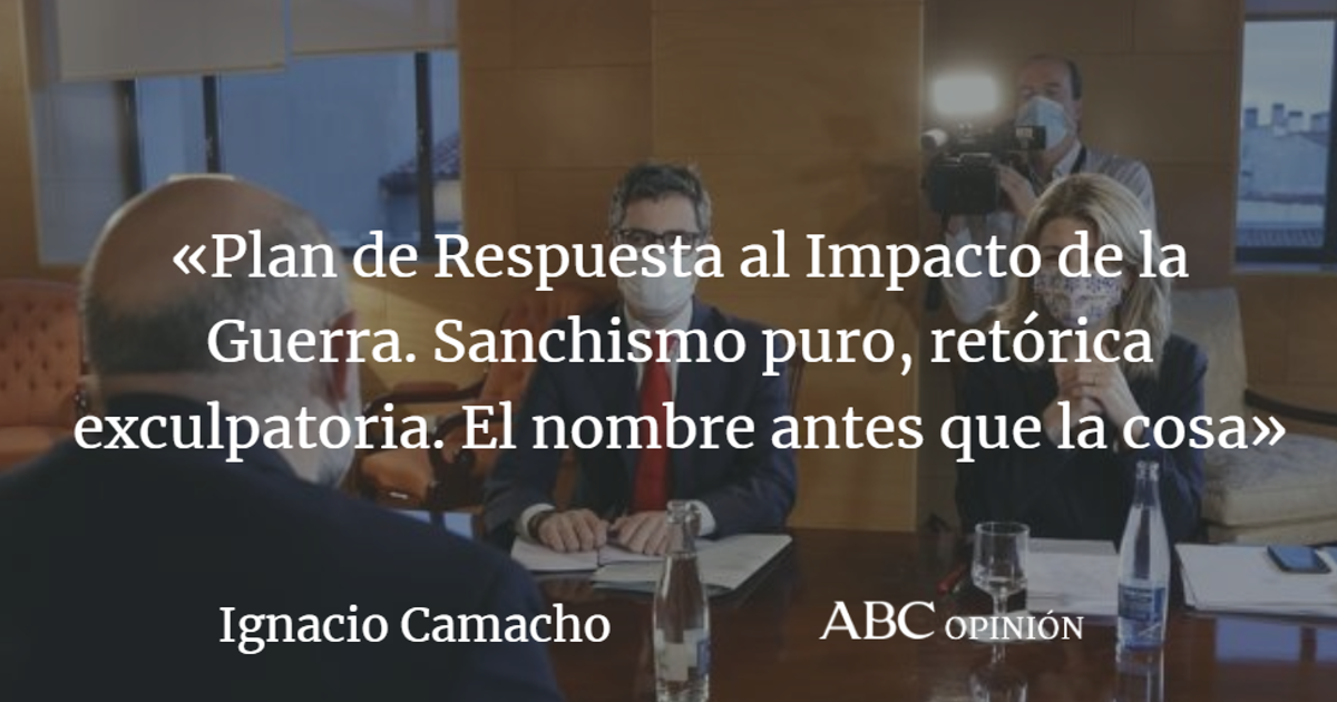 Ignacio Camacho: Prontuario de excusas