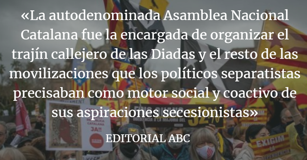 Editorial ABC: La ANC se ‘independiza’ de ERC, Junts y la CUP y va por libre