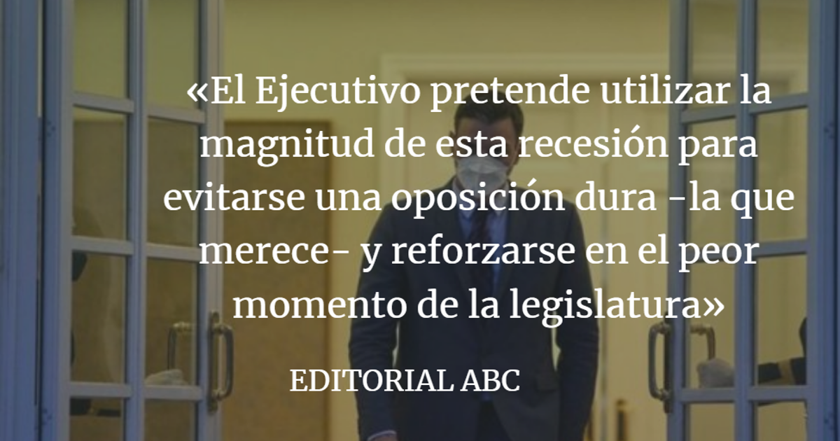 Editorial ABC: Sánchez ya no es creíble