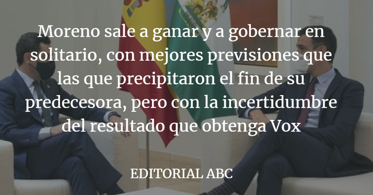 Editorial ABC: Andalucía como modelo de alternativa al sanchismo