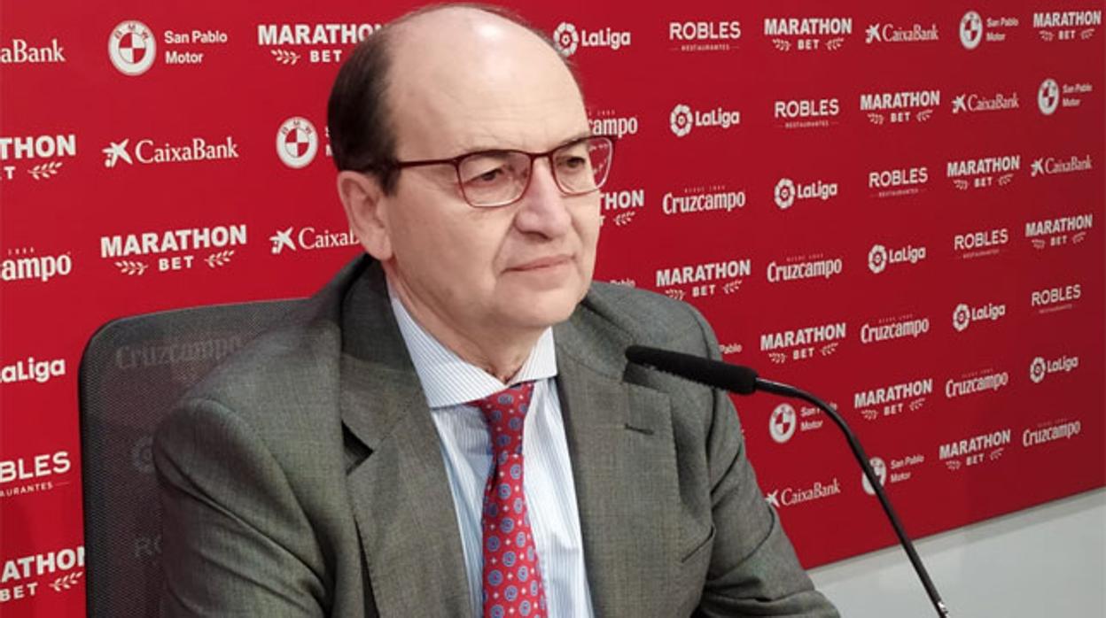 José Castro, presidente del Sevilla FC