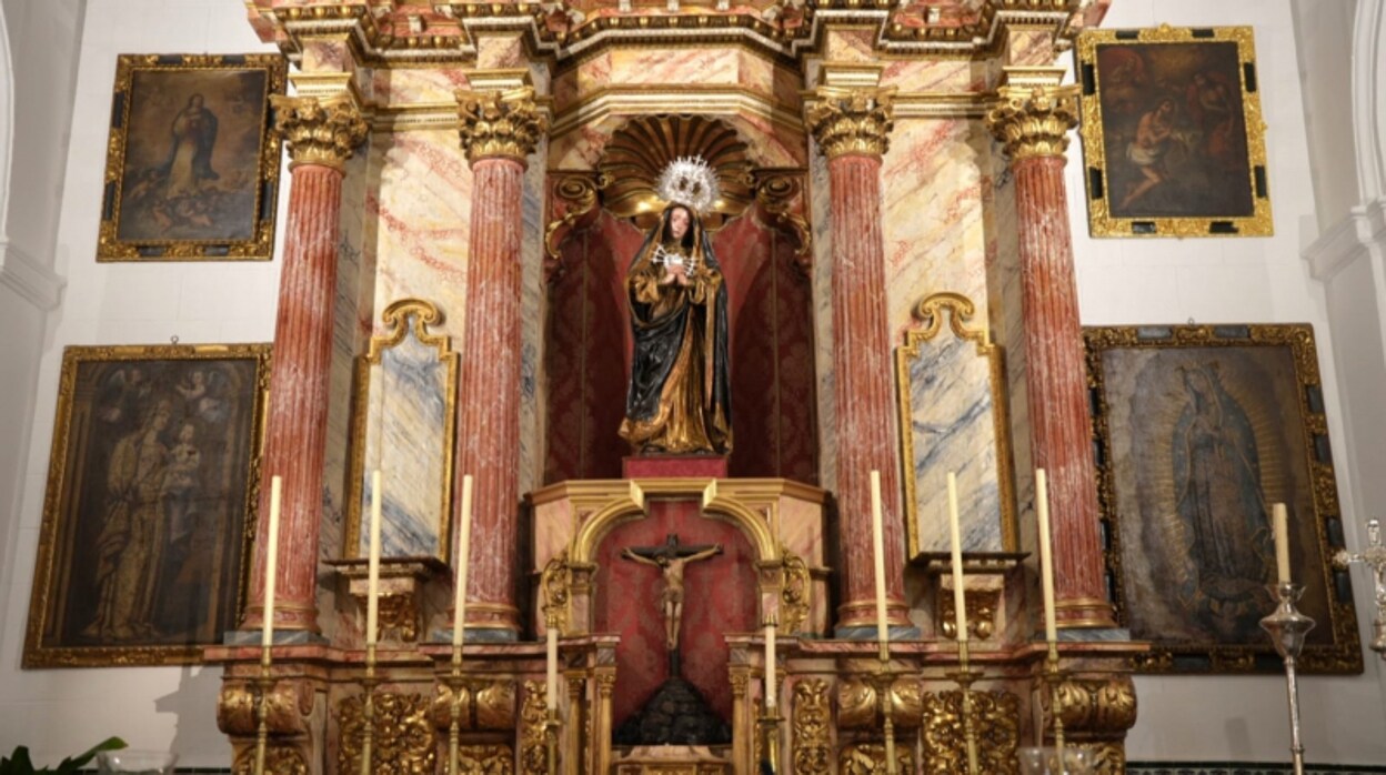 Bollullos de la Mitación restaura el retablo mayor de la iglesia de San  Martín de Tours