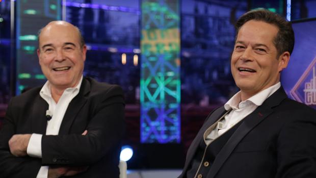 Antonio Resines y Jorge Sanz en el programa de Antena 3.