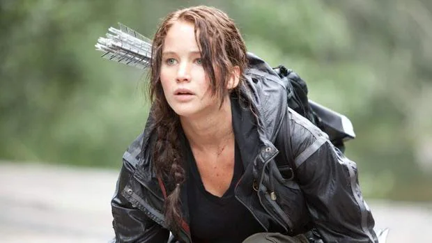 Jennifer Lawrence como Katniss Everdeen en Los Juegos del Hambre