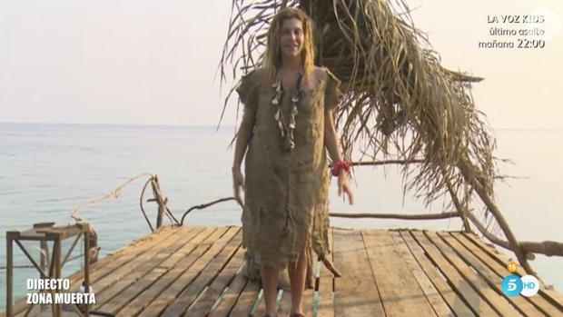 Paola, evacuada de «Supervivientes» por el fuerte viento